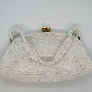 VTG 30s/40s Milgrim Seed Bead Purse & Extras